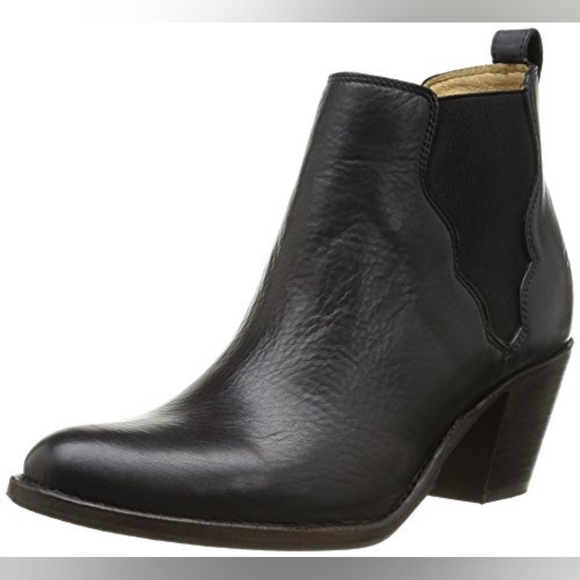 FRYE New Women's Jackie Gore Stitching Bootie In Black Size 6.5B - Picture 1 of 11